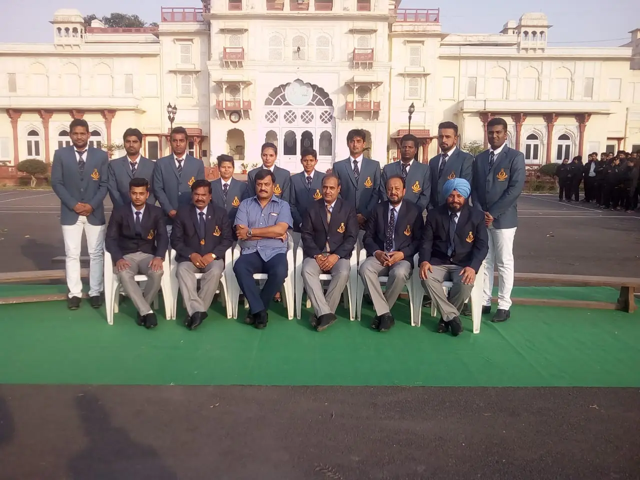 Hockey event group photo